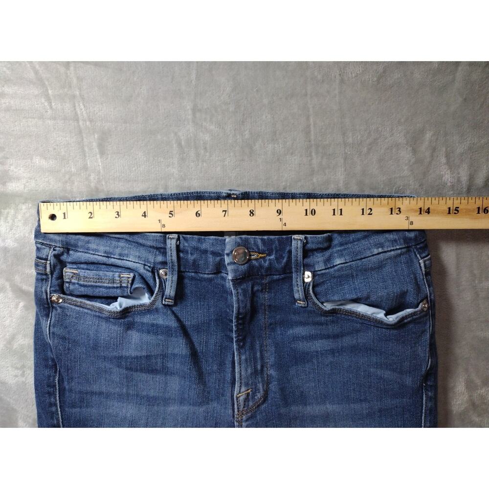 Good American Good Legs Jeans Womens 10/30 Skinny Medium Wash Preppy Casual - Picture 6 of 13